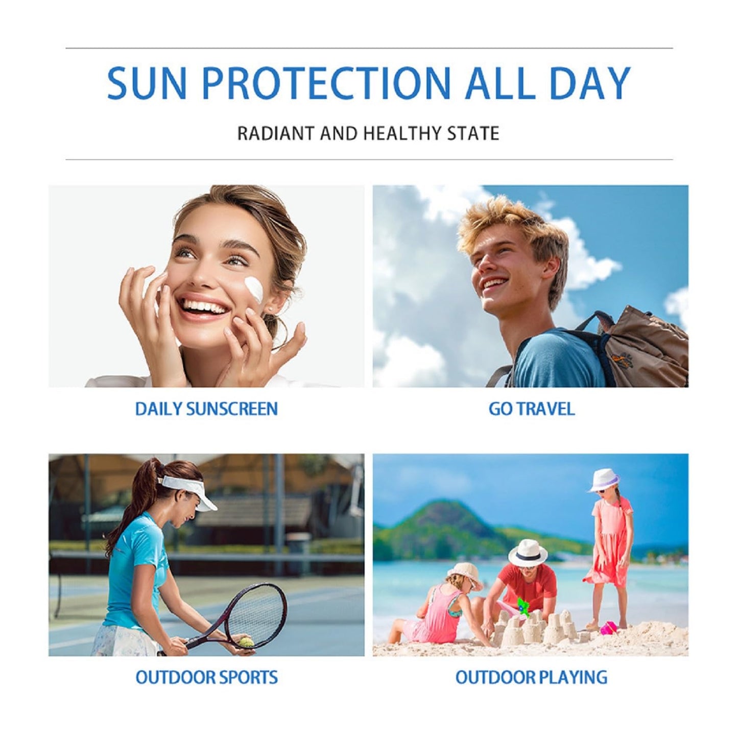 2 Pcs Centella Sunscreen SPF 50, Hyalu Cica Water-Fit Sun Serum, Face Sun Screen Long-Lasting Protection, Sunscreen with Hyaluronic Acid, Hydrating & Light & Smooth and UV Defens.