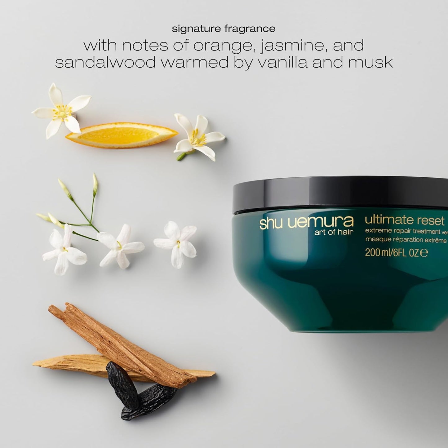 Shu Uemura Ultimate Reset Hair Mask | Extreme Repair with Japanese Rice Extract for Damaged Hair