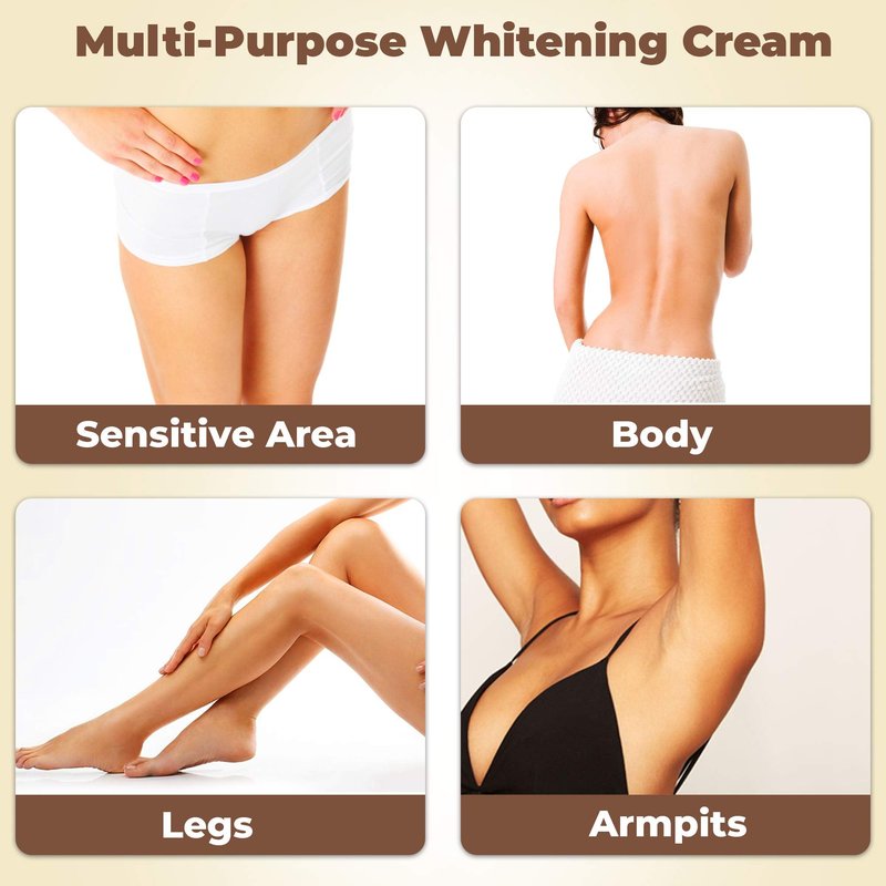 Lighten-Up Plus Active Skin Brightening Cream - 3.4 Fl oz / 100 ml - Daily Moisturzing Cream, For Face and Body