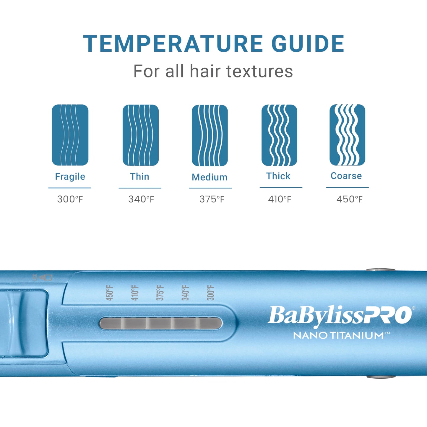 BaBylissPRO 1" Ultra-Sleek Stainless Steel Styling Iron, Hair Straightener, Waver and Curling Tool in one