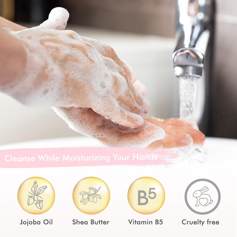 ROMIIE ZOI Liquid Hand Soap Refills Gift Set, Champagne, 3 x 26Fl Oz Bottles, Plant-Based, Non-Toxic, Gentle & Moisturizing Formula with Essential Oils for Bathroom, Kitchen & Holiday Gifting