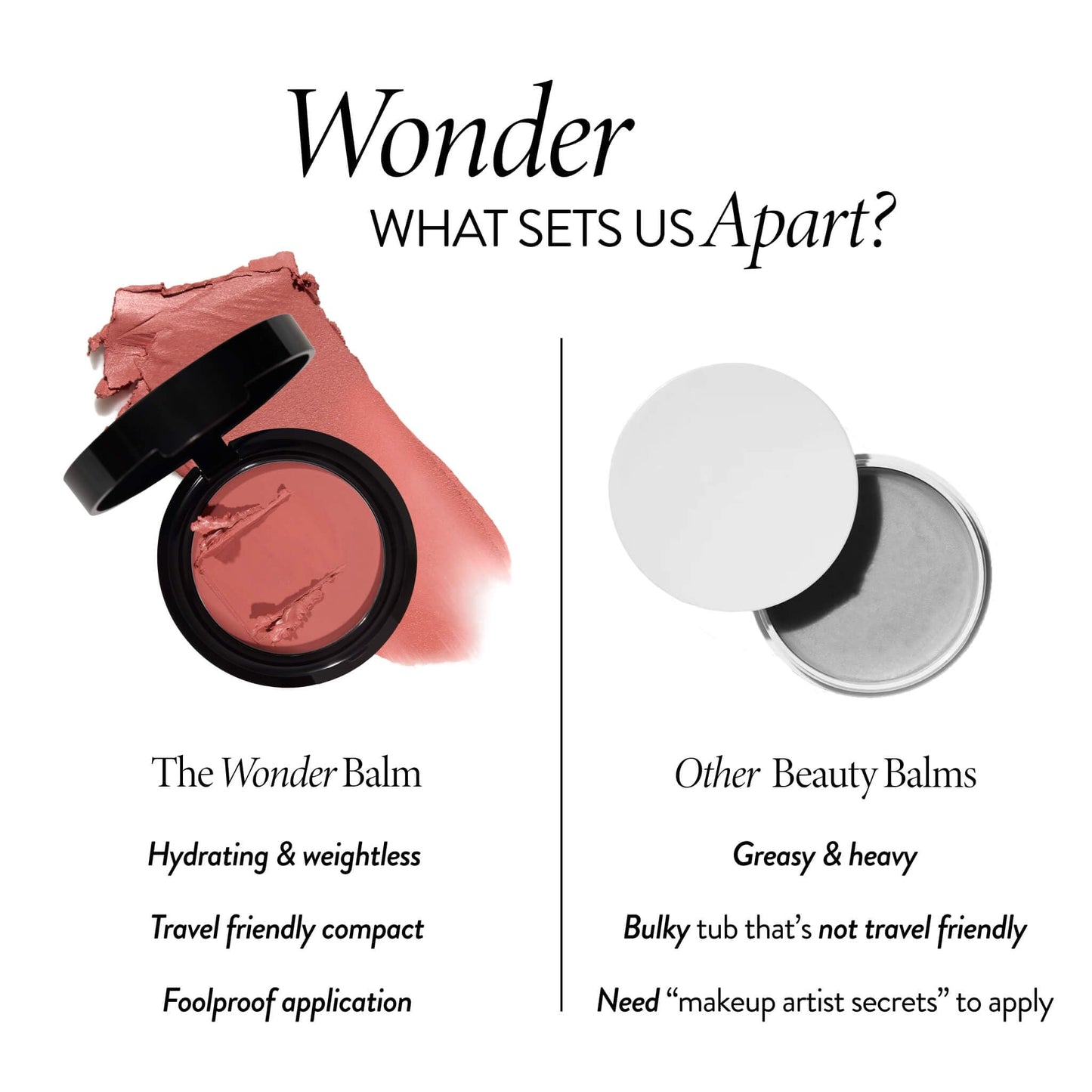 LAURA GELLER NEW YORK The Wonder Balm Cream Blush – Pinch-Me Pink – Hydrating Multi-Use Cheek & Lip Color – Squalane & Sunflower Oil – Lightweight, Buildable Sheer Glow – For Mature & Dry Skin – Vegan