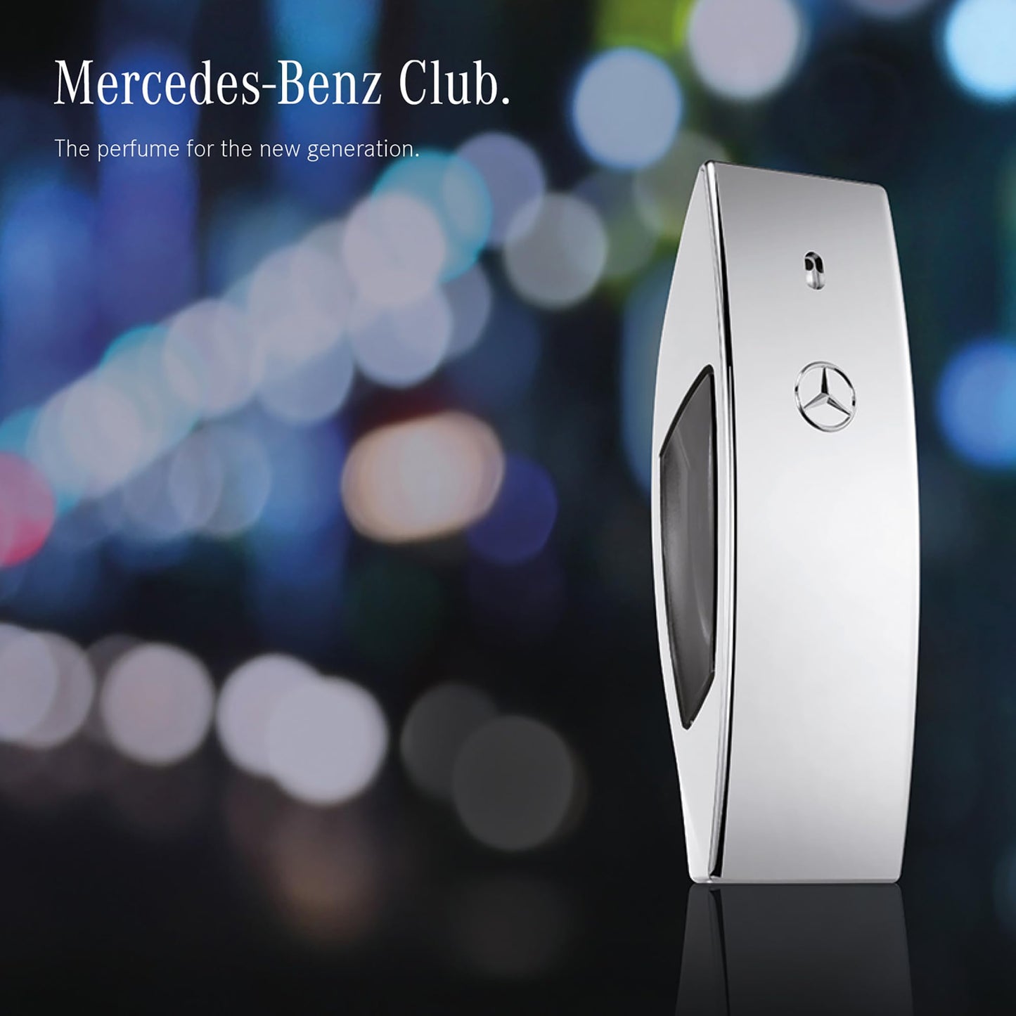 Mercedes Benz Club - Cologne for Men with Citrus, Aquatic Accord, Wood - Stylish Mens Cologne - Men Cologne with Long-Lasting Scent - 3.4 oz EDT Spray