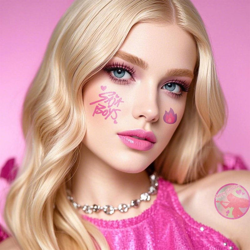 FTVLTAT Purple Demon Temporary Tattoos for Fans Teens Adults, 80 Unique Designs, 2 Large Sheets KPOP Theme Waterproof Fake Tattoos Lasts 2-7 Days, Party Favors, Classroom Rewards, Birthday Party Gifts