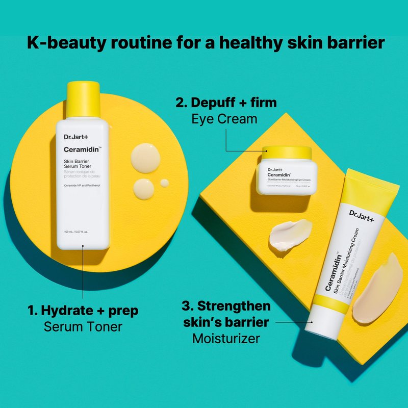 Dr.Jart+ Ceramidin Skin Barrier Repair Korean Face Serum Toner with Ceramides | Milky Toner | Korean Skin Care, 5.07 Fl Oz