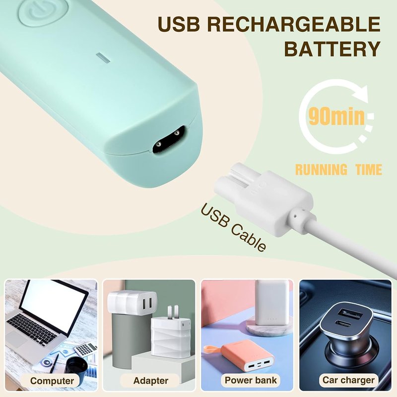 AREYZIN Professional USB Rechargeable Body Hair Trimmer - Waterproof Bikini & Ear/Nose Trimmer for Men & Women