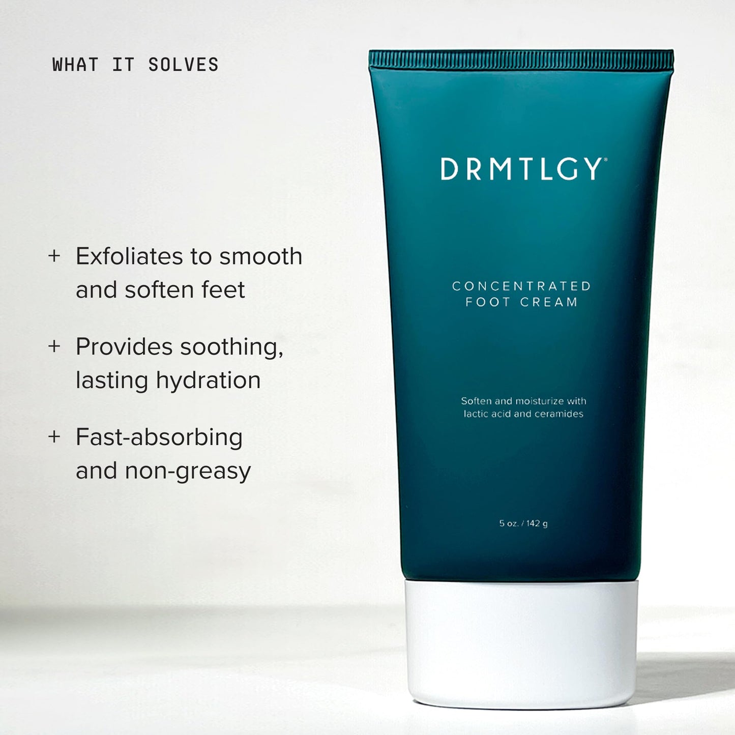 DRMTLGY Concentrated Foot Cream | Dry Cracked Feet & Heel Repair