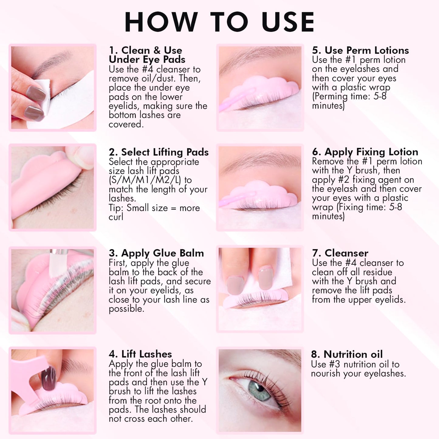 Lash Lift Kit, Beginner/Professional Lash Lamination Kit, Safe & Effective Eyelash Lift, Lasts 6-8 Weeks, 15 Applications - LK2