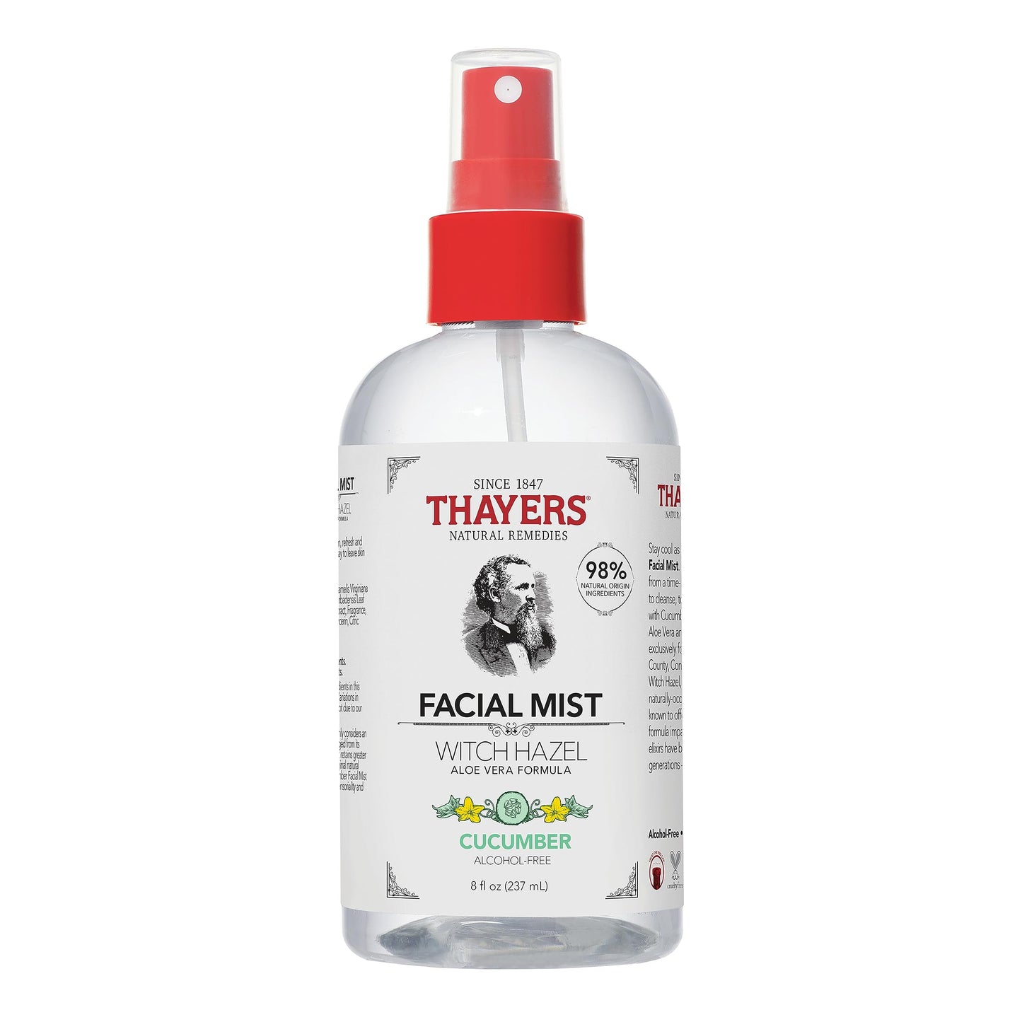 THAYERS Alcohol-Free Witch Hazel Facial Mist Toner with Aloe Vera