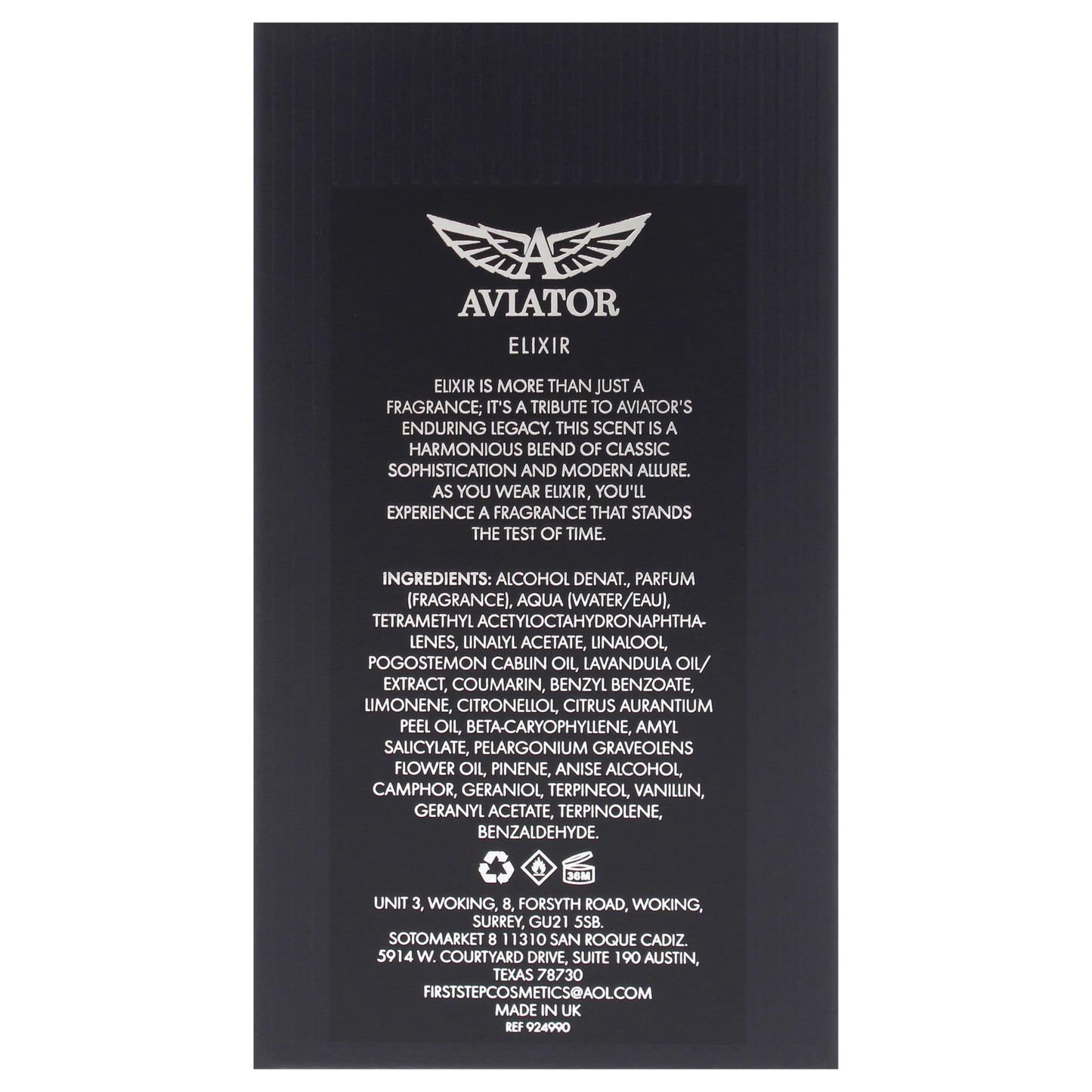Aviator Elixir by Aviator for Men - 3.4 oz EDP Spray