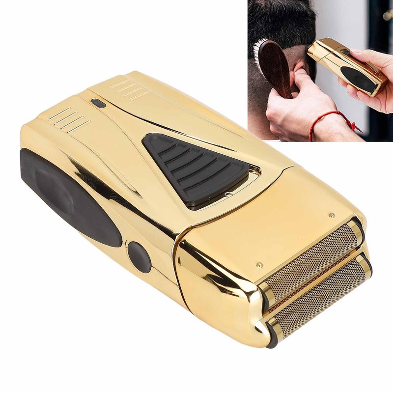 BROLEO Foil Beard Trimmer, Hair Clipper Portable Multifunction Efficient Compact USB Charging for Travel for Men