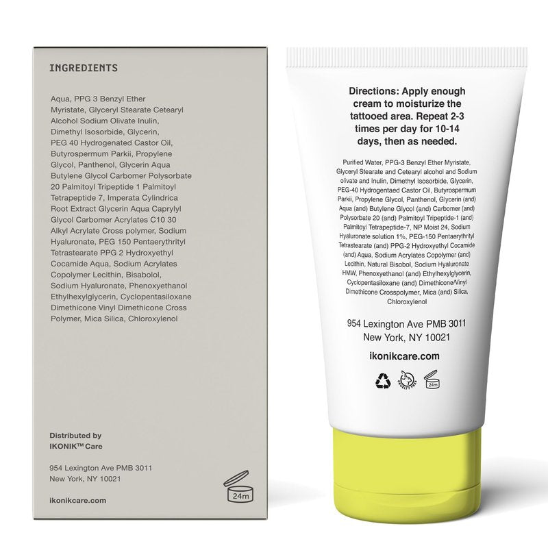 IKONIK Epik Tattoo Aftercare Cream - Tattoo Cream Aftercare Kit for Tattoo Care, Reducing Inflammation & Promoting Tattoo Healing | Tattoo Moisturizer to Bring Back Skin Moisture & Revive Ink (50ml)