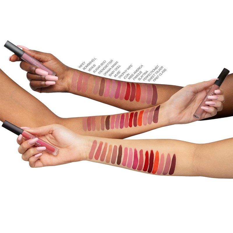 Huda Beauty Liquid Matte Lipstick - Ultra-Comfort Transfer-Proof Formula | Perfect Shade for All-Day Wear