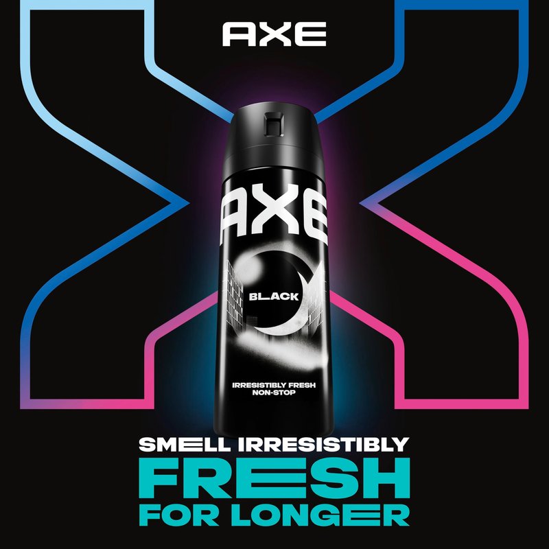 AXE Body Spray Deodorant for Men Black for Long Lasting Odor Protection Frozen Pear & Sandalwood Men's Deodorant Formulated Without Aluminum 4.0 oz