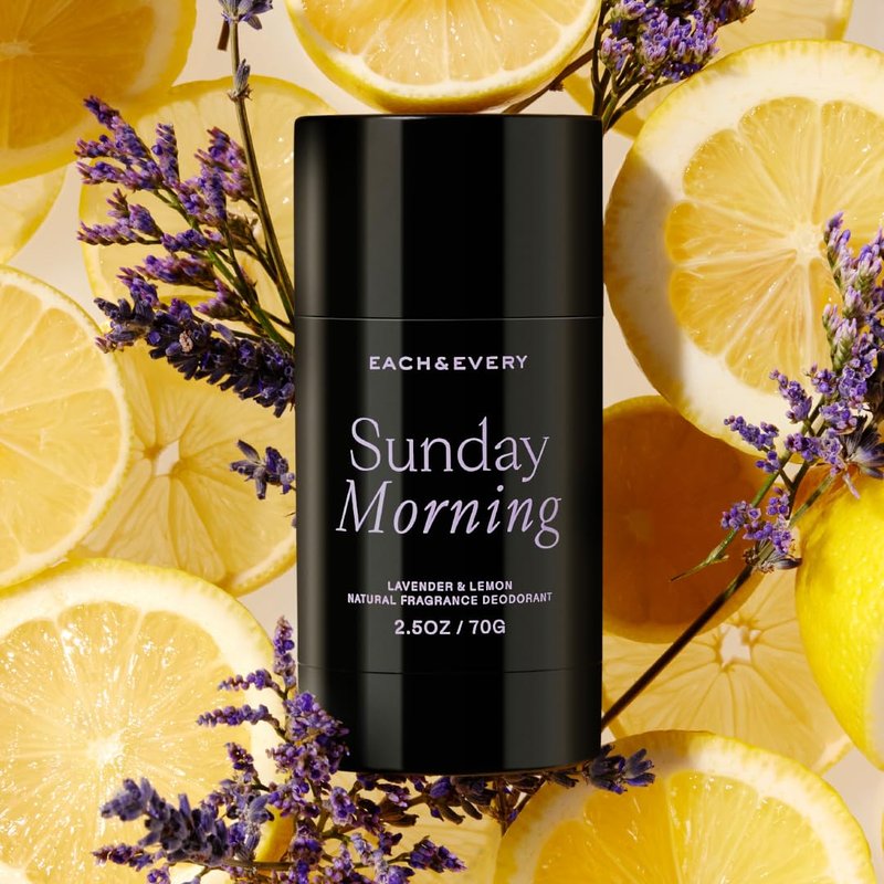 Aluminum-Free Deodorant for Women & Men | Natural Lavender & Lemon Scent, 72-Hr Odor Protection, 2.5oz
