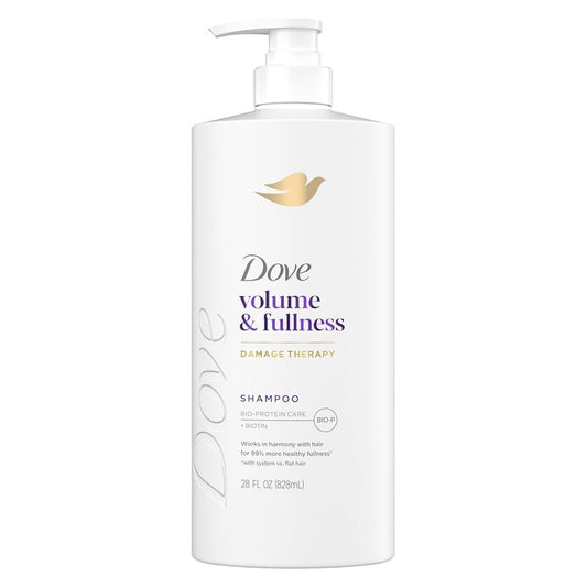 Dove Shampoo for Fine, Thin Hair - Volume & Fullness with Bio-Protein Care Technology | 28 Fl Oz