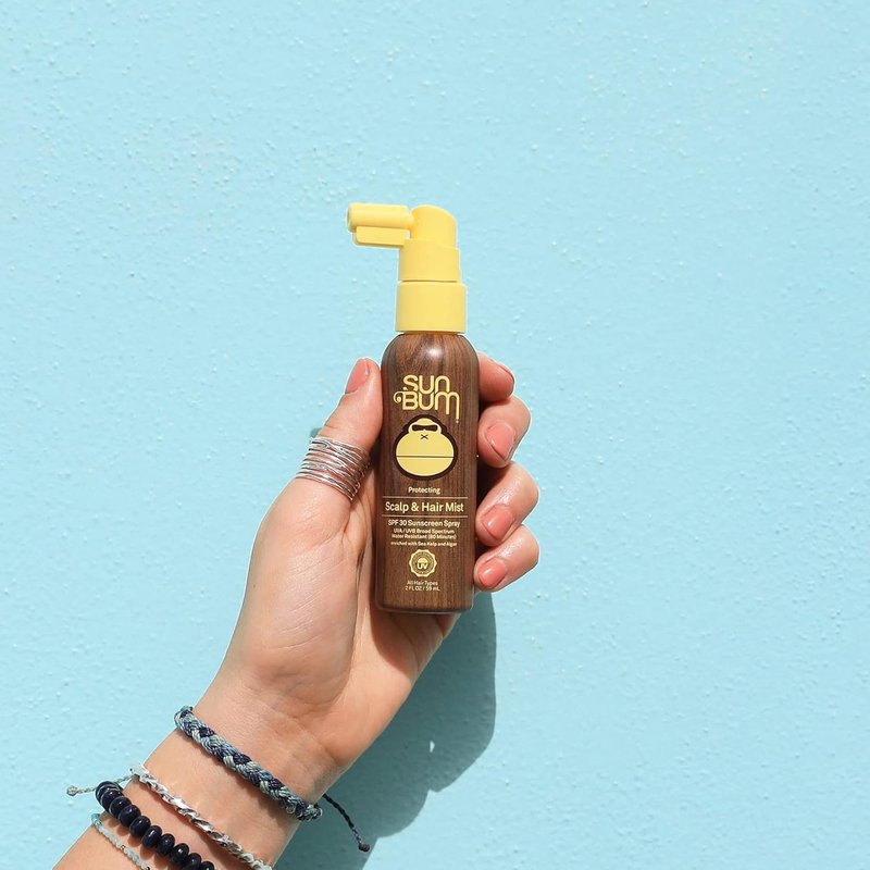 Sun Bum SPF 30 Sunscreen Scalp & Hair Mist - Vegan, Reef Safe | SPF 50 Face Lotion, Octinoxate & Oxybenzone Free