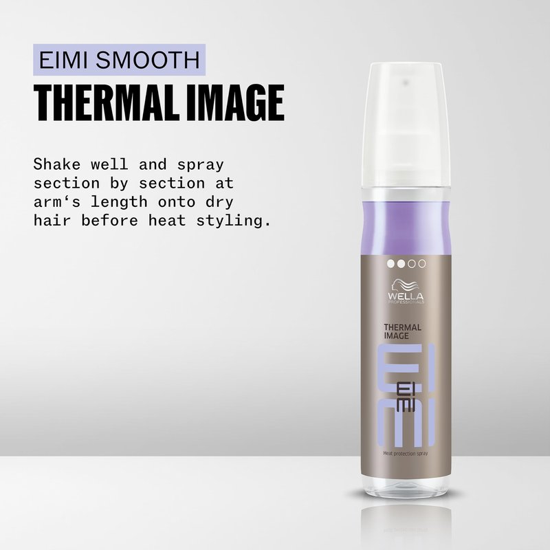 Wella Professionals EIMI Thermal Image | Heat Protection Hair Spray with Light Hold | Smooth & Shiny Styling Results | 5.07 Fl Oz