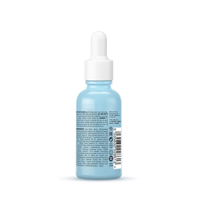 Isle of Paradise Hyglo Self-Tan Serum, Hyaluronic Acid Face Tanning Formula, Hydrating Skincare Ingredients, Enhance Radiance, Vegan Gradual Tan Serum, 1.01 fl. Oz