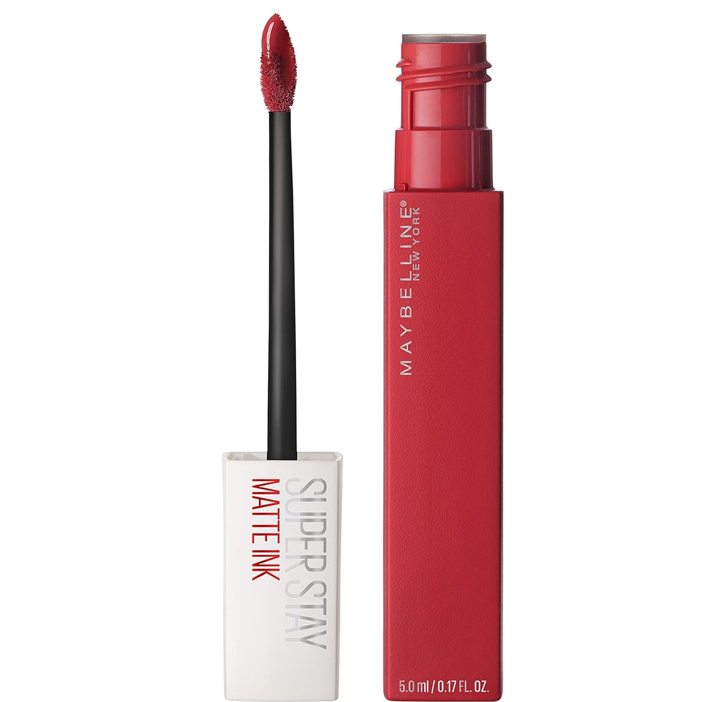 Maybelline Super Stay Matte Ink Liquid Lipstick Set - Long-Lasting 16H Wear | Blue Red Pioneer & Cardinal Red Innovator Shades