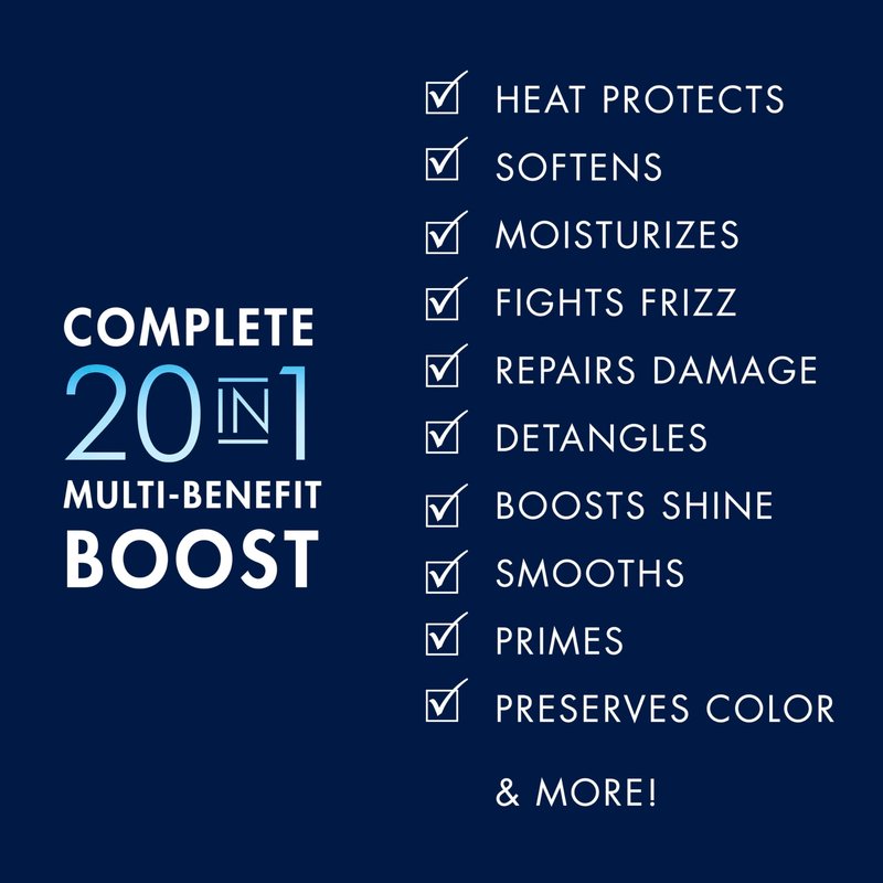 Nexxus Humectress Hair Conditioner 20-in-1 Perfector Leave In Spray for Dry Hair Powered by Polysoft Hydrator Technology with Tri-lipids 9 oz