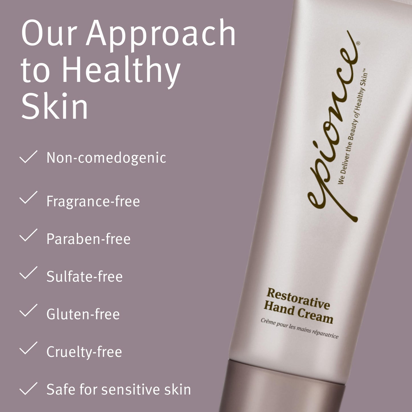 Epionce Restorative Hand Cream - Non-Greasy Hydrating, Anti-Aging Hand Cream for All Skin Types with Hyaluronic Acid, Dermatologist Skincare
