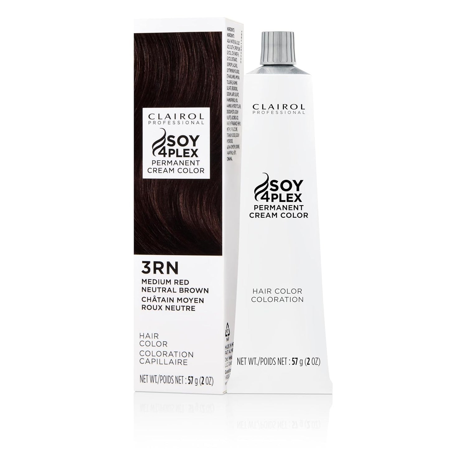Clairol Professional Permanent Cream Hair Color - 100% Gray Coverage | Deep Conditioning, Fade Resistant | Blonde, Brown, Black, Red-Violet Shades
