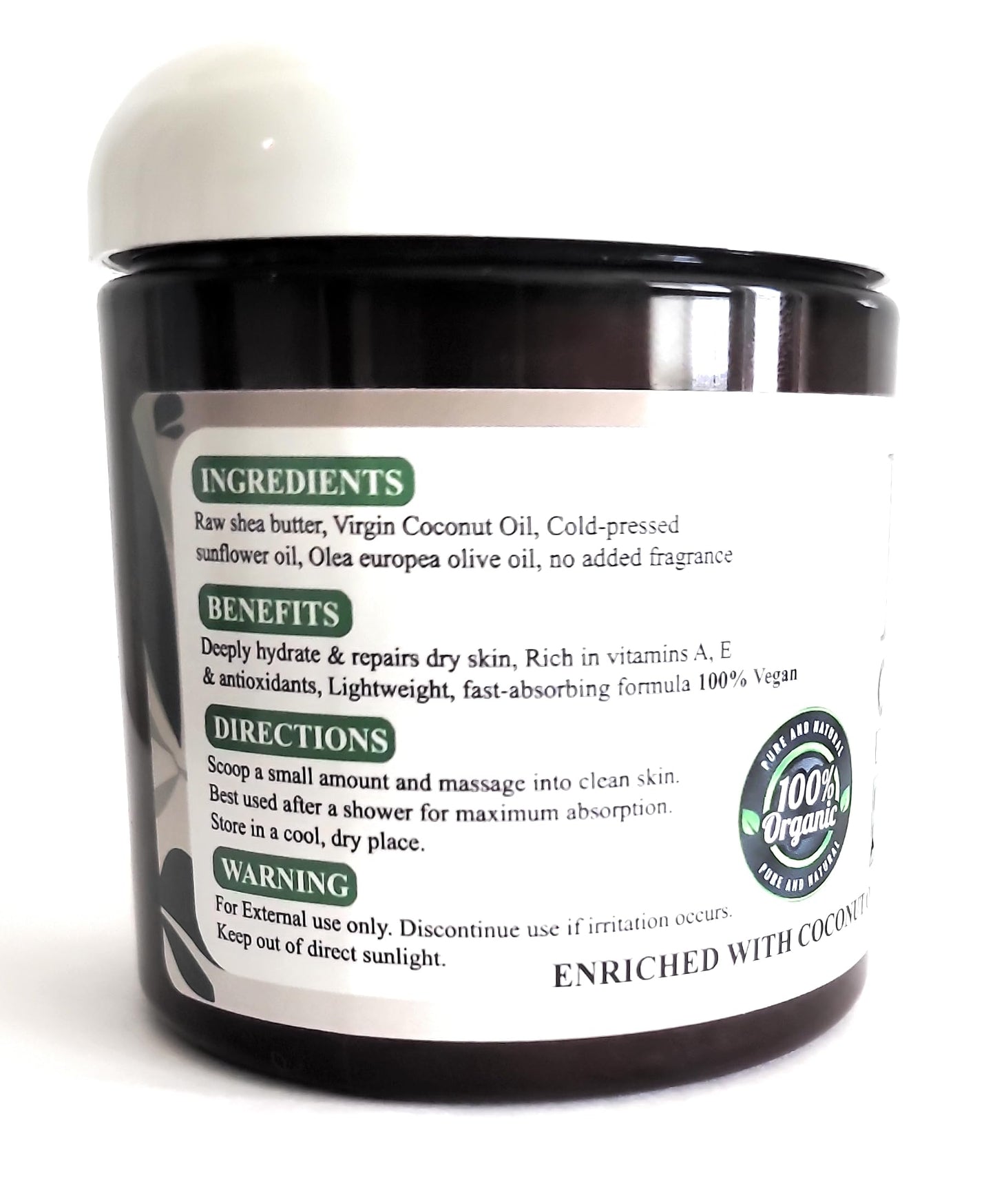 IVO 0RGANICS UNSCENTED WHIPPED SHEA BUTTER