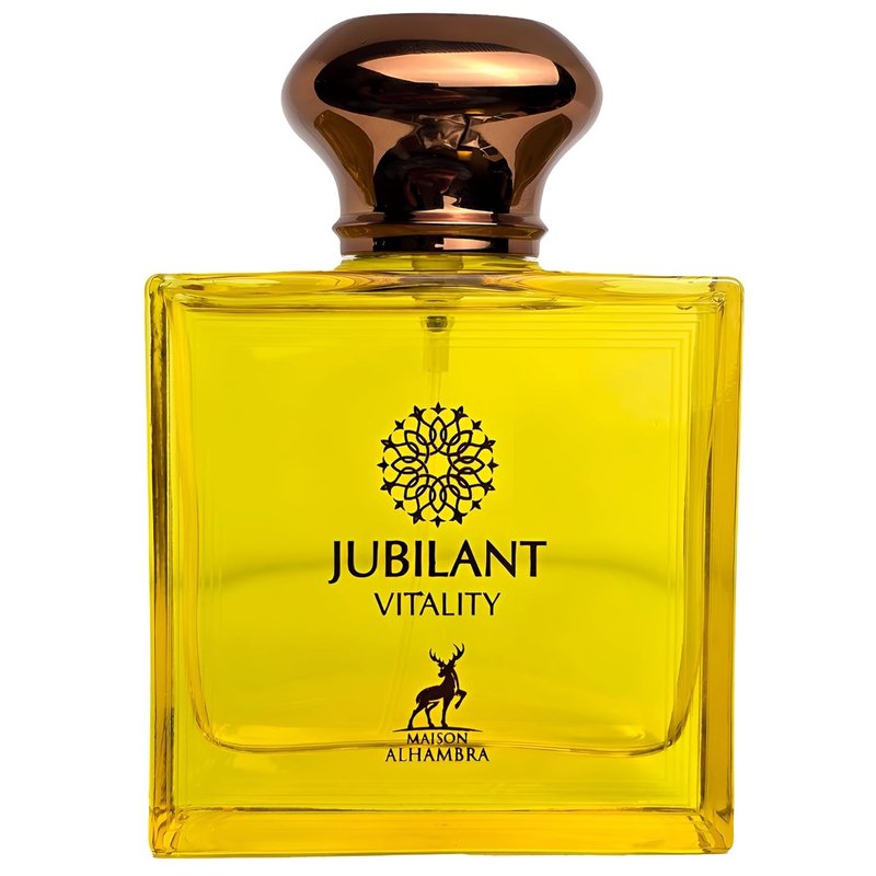 Maison Alhambra Jubilant Vitality Eau de Parfum Spray - Long-Lasting Citrus & Spicy Fragrance for Unisex | 3.4 oz / 100 ml