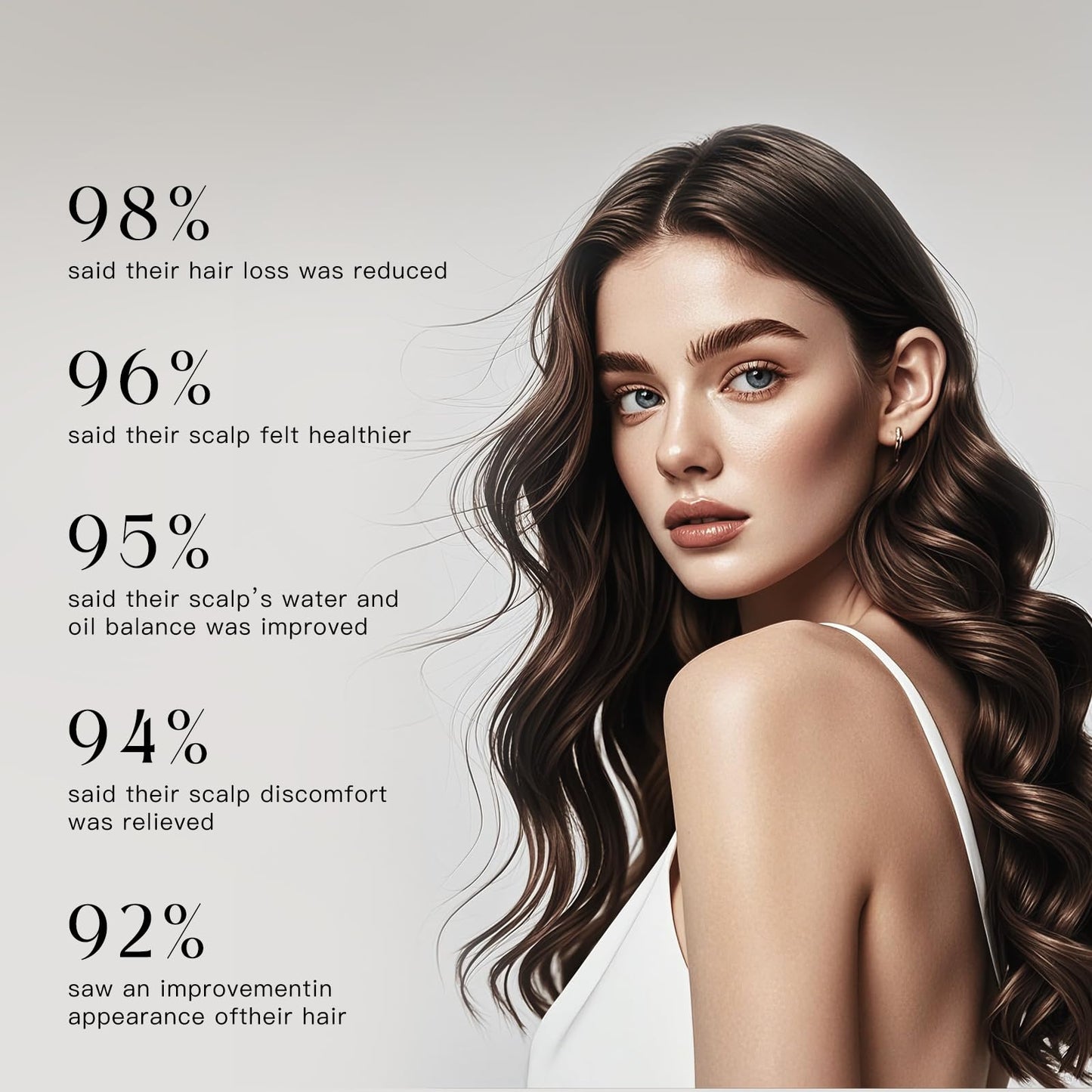 ALLOWISH Hair Growth Serum 95 ml - Rosemary Hair Thickening Serum with Biotin, Caffeine for Hair Thinning & Shedding – Promotes Healthy Scalp, Fuller, Nourish, Strengthens Roots