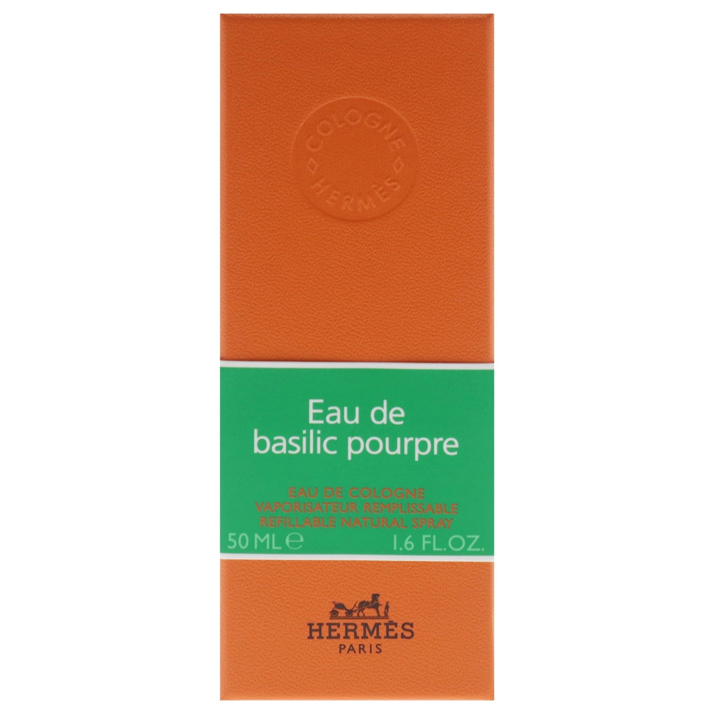 Eau de Basilic Pourpre by Hermes for Women - 1.6 oz EDC Spray (Refillable)