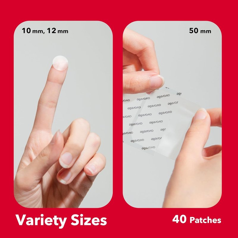 AVARELLE Pimple Patches - Hydrocolloid Acne Treatment with Tea Tree Oil | 80 Count, Vegan & Cruelty-Free