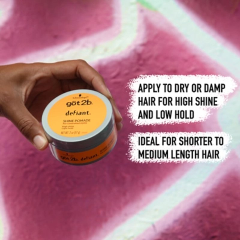 Got 2B Defiant Shine Pomade 2 Ounce (Pack of 6)