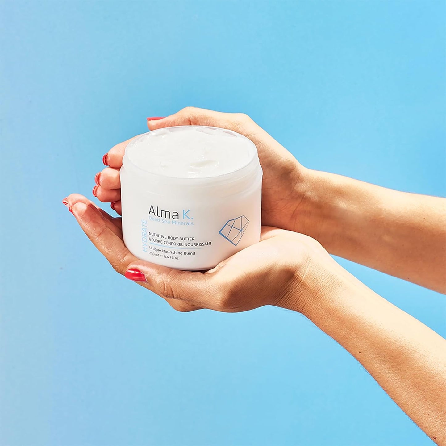 Alma K Nutritive Body Butter - Deep Hydration Cream with Shea Butter & Dead Sea Minerals | 8.45 oz for All Skin Types