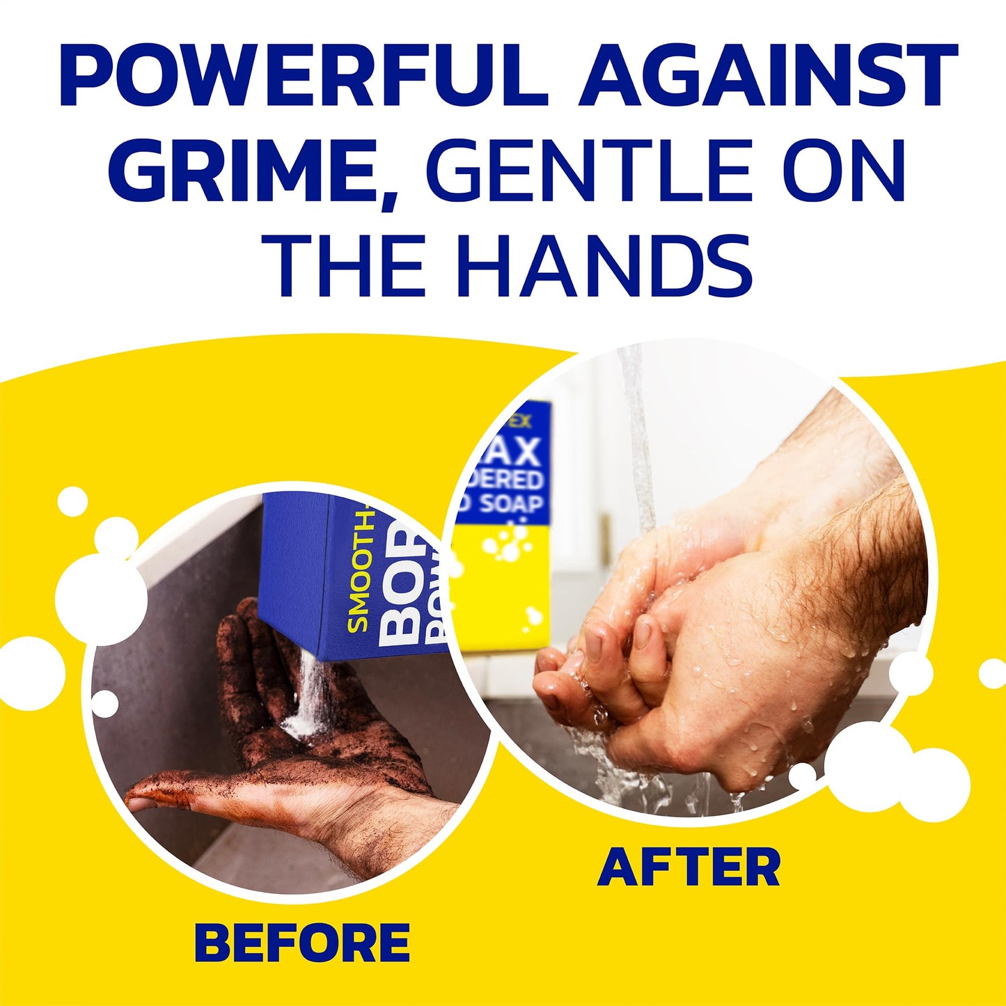 Banner Chemical Smooth-Tex Borax Powdered Hand Soap - Heavy Duty Industrial Hand Wash - Removes Grease, Grime and Oil from Hands for Mechanics & Industrial Workers, Compare to Boraxo - 5 lbs (1 Pack)