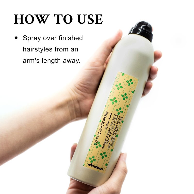Davines This Is A Medium Hair Spray, Medium Hold Flexible Finish - Fine Mist for Brushable Hold & Natural Movement - Humidity Resistant, 13.53 Fl Oz