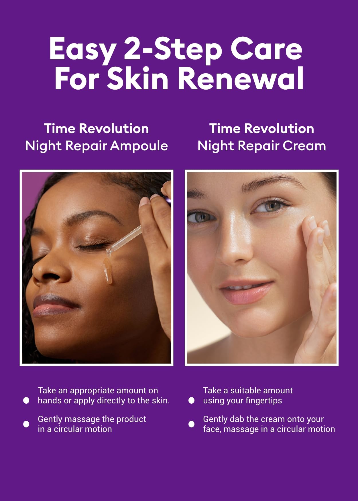 MISSHA Time Revolution Night Repair 5X Gift Set Night Repair Ampoule and Cream 5X, The First Essence 5X for Youthful, Glass Skin, Korean Skin Care