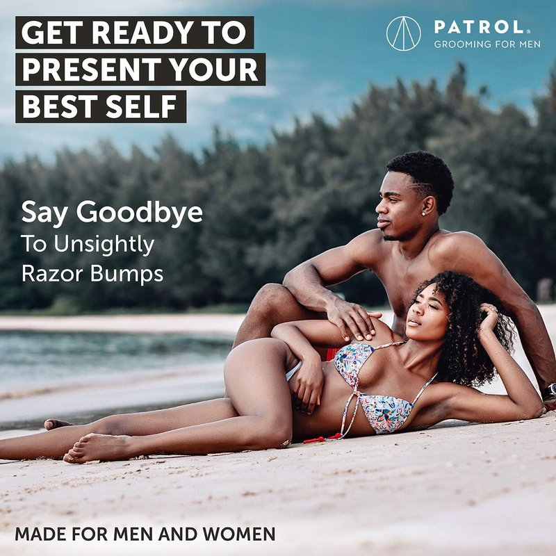 Bump Patrol Aftershave Treatment Serum - Ingrown Hair & Razor Bump Stopper with Salicylic Acid | 4 oz (Pack of 2)