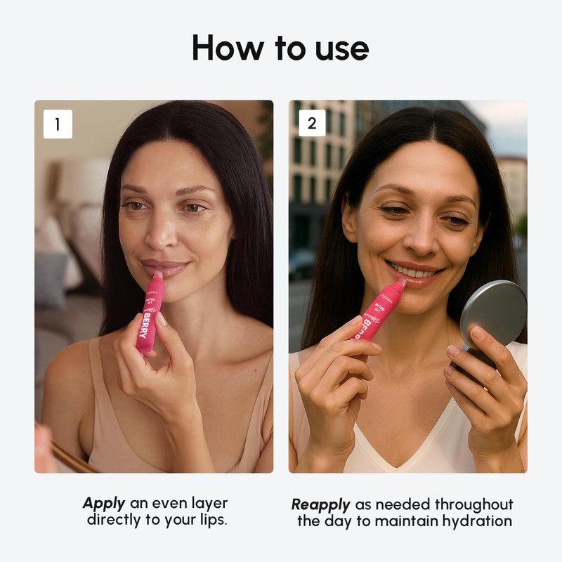 Hydrating Lip Balm | Moisturizing Lip Butter for Very Dry Lips - Nourishing Formula