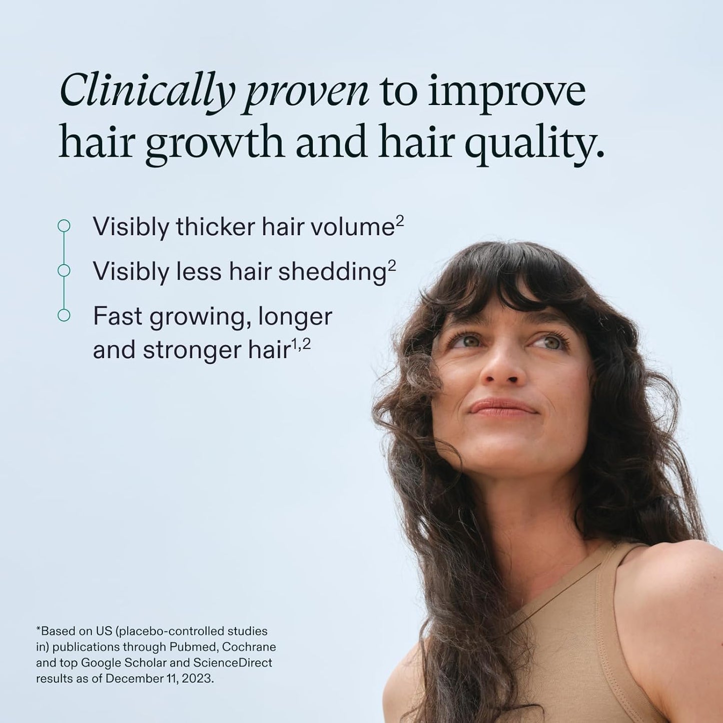Nutrafol Women's Hair Growth Supplements - Clinically Proven Formula for Thicker, Stronger Hair | 1 Month Supply