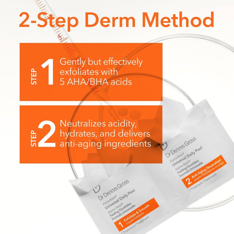 Dr Dennis Gross Alpha Beta Universal Daily Peel, As shown in the image, 30 Count