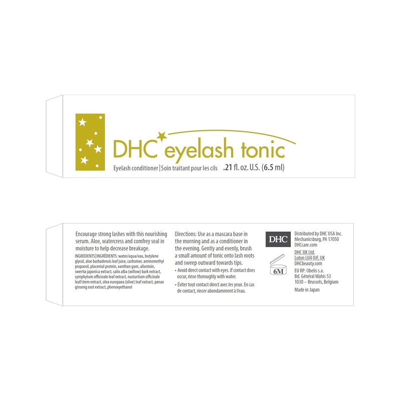 DHC Eyelash Tonic - Strengthening & Conditioning Gel for Brittle Lashes | 2-Pack, 0.21 fl. oz.