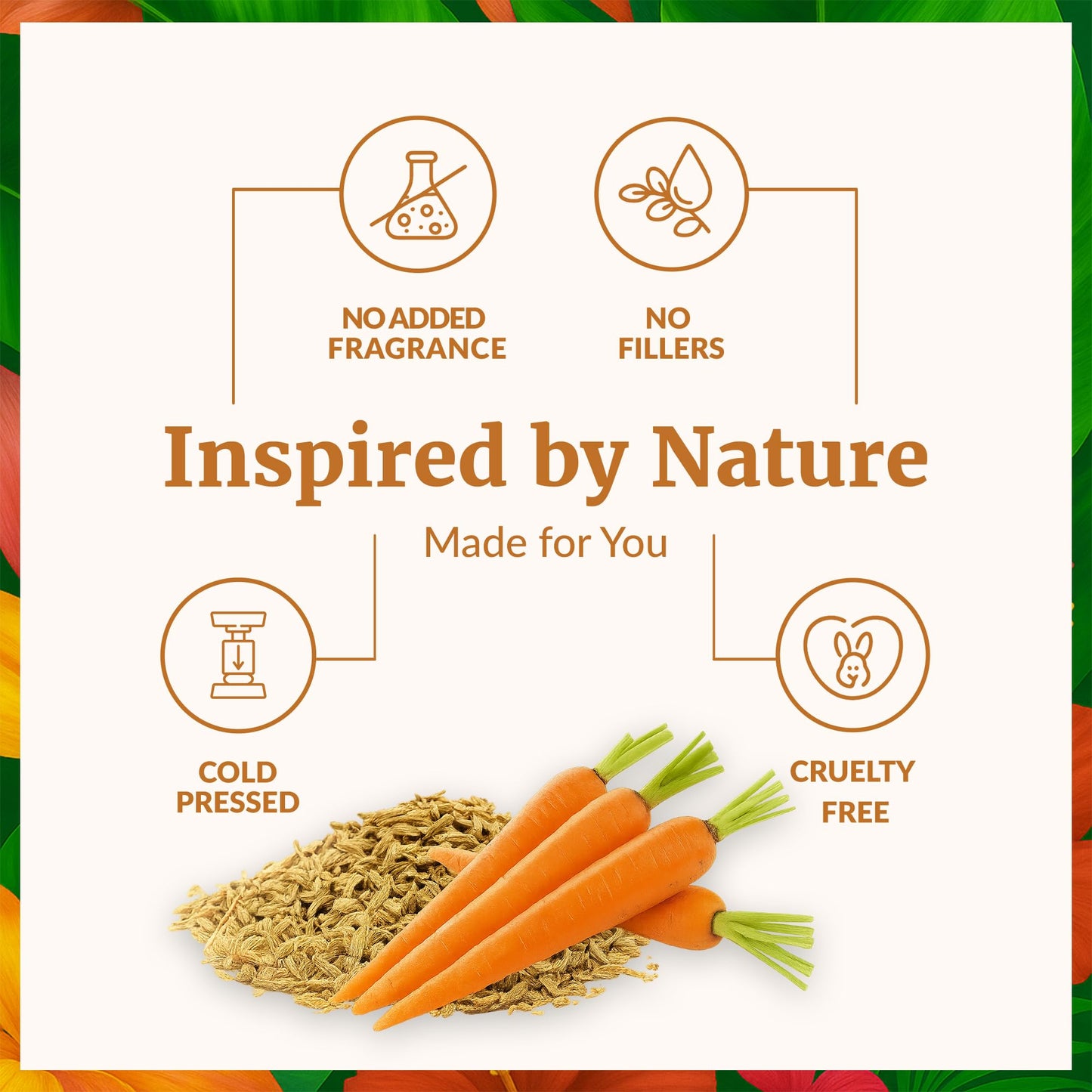 SVA Carrot Seed Oil - 16 Fl Oz – 100% Natural Cold Pressed Carrot Oil - for Face, Skin Care, Hair Care, Scalp Massage & Body Massage – Carrier Oil