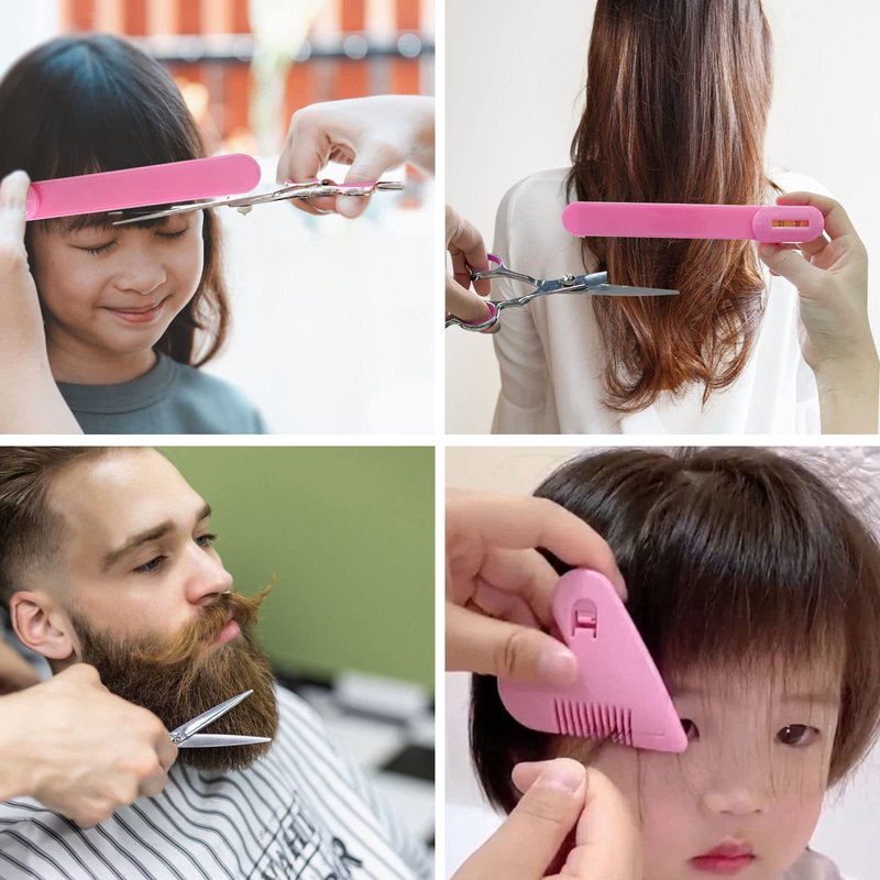 Hair Cutting Kit for DIY Hair Cutting at Home, Hair Scissors, Split Ends Trimmer, Bangs Clips, Professional Hair Cutting Tools for Women, Kids
