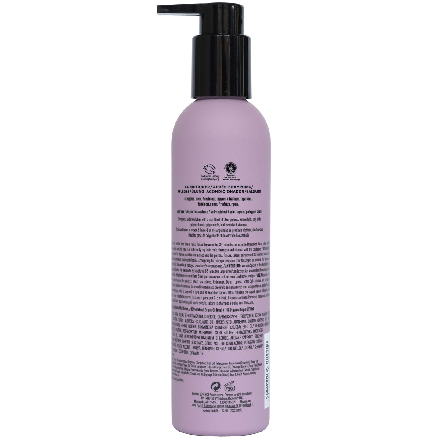 Intelligent Nutrients Fortifi-hair Conditioner - Formerly PureLuxe Conditioner - Baobab Protein Hair Conditioner for Damaged Dry Hair - Helps with Frizz Control- Silicone & Sulfate-Free (8 oz)