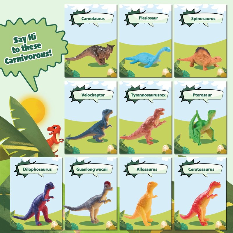 Dinosaur Bath Bombs for Kids with Surprise Inside, 20 Pack Natural Dino Egg Bath Bombs with Exclusive Carnivorous & Herbivorous Dinosaur Toys, Easter Basket Stuffers Easter Gifts for Boys, Girls