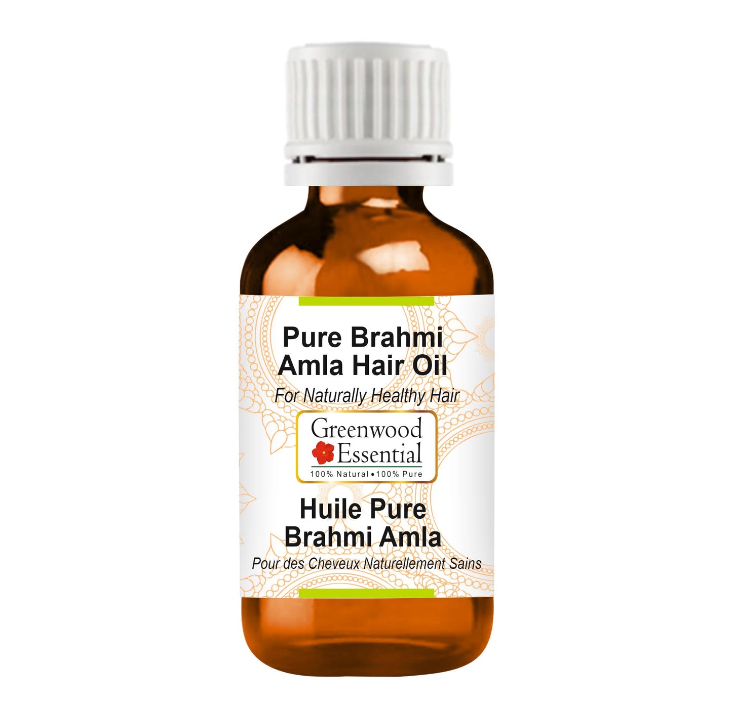 Greenwood Essential Amla Oil (Emblica officinalis) | Infused | Pure | Non-Sticky | Lightweight | for Hair Care Routines | Men & Women | Traditional Use | Natural | 100ml (3.38 oz)