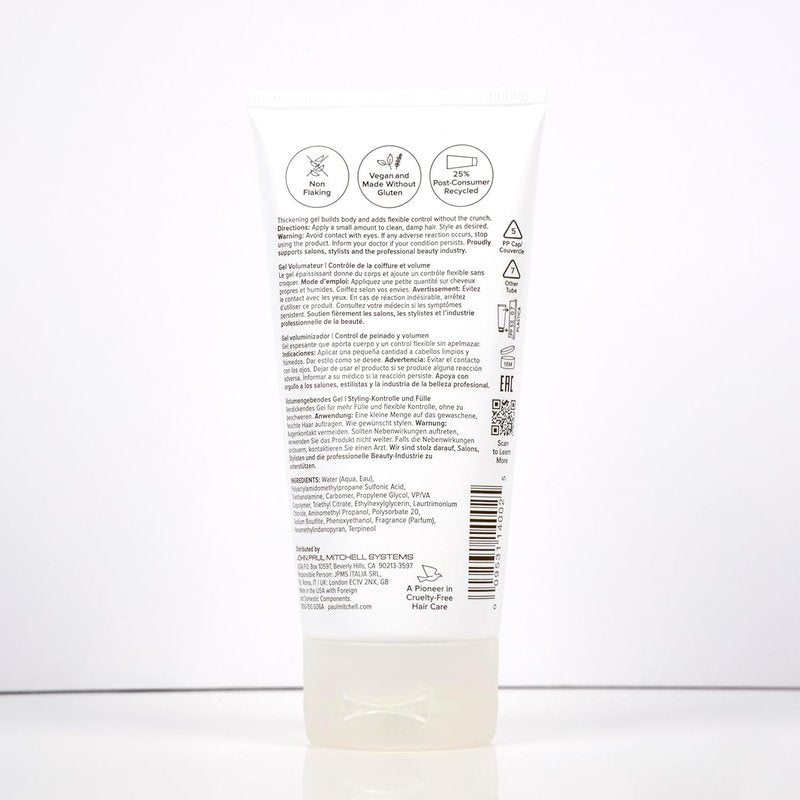 Paul Mitchell Extra-Body Sculpting Gel - Fullness & Styling Control for Fine Hair
