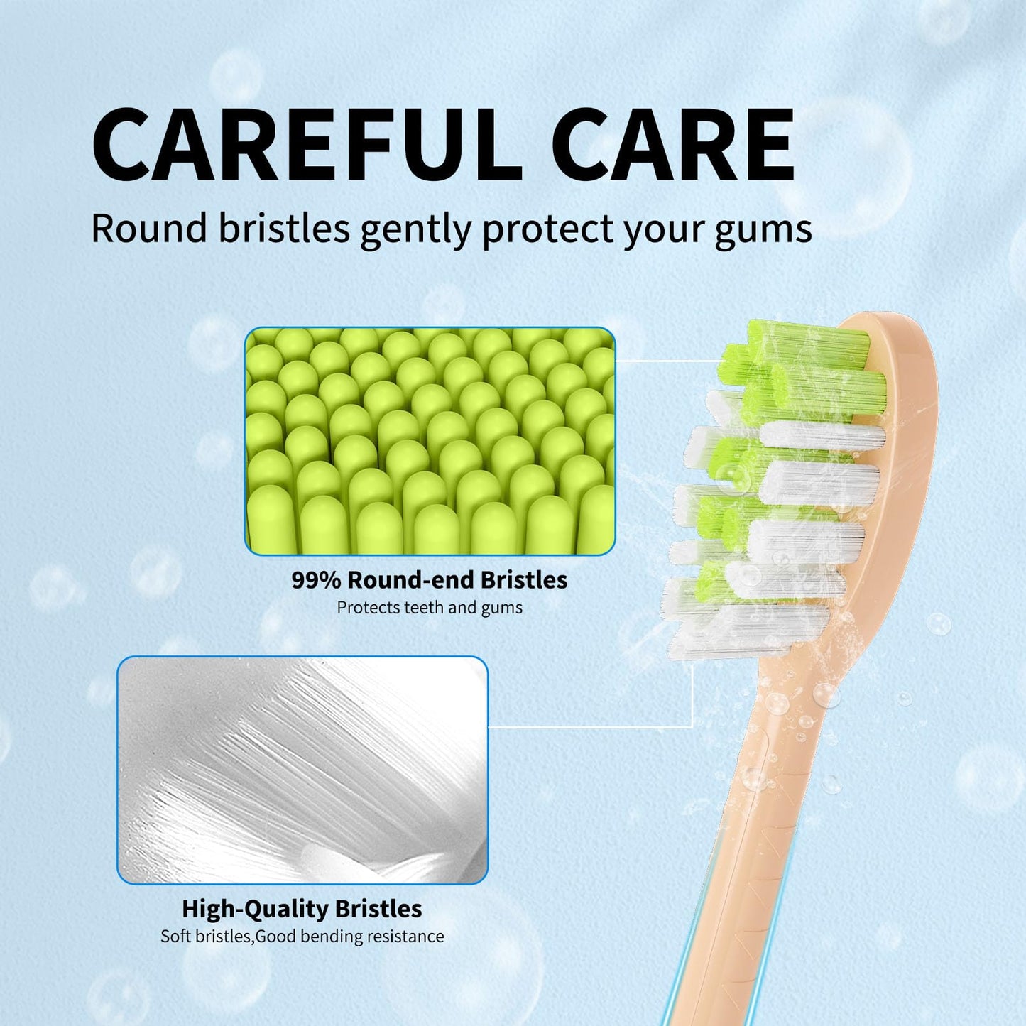 Toothbrush Replacement HeadsCompatible with Philips One Sonicare Electric Toothbrush HY1200 HY1100, Tooth Brush Head Pink -10 Pack