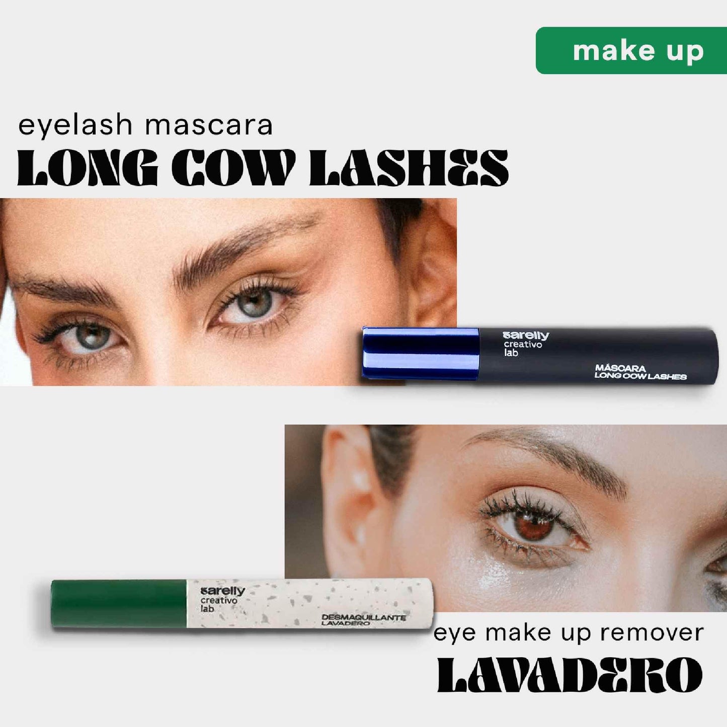 SARELLY Mascara | Waterproof | Volumizing & Lengthening | Lash-Conditioning | Vegan & Cruelty-Free (Bundle)